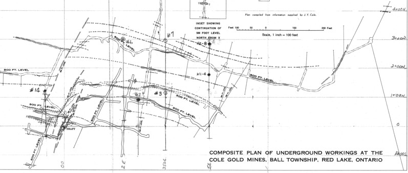 Composite Plan of Underground Workings