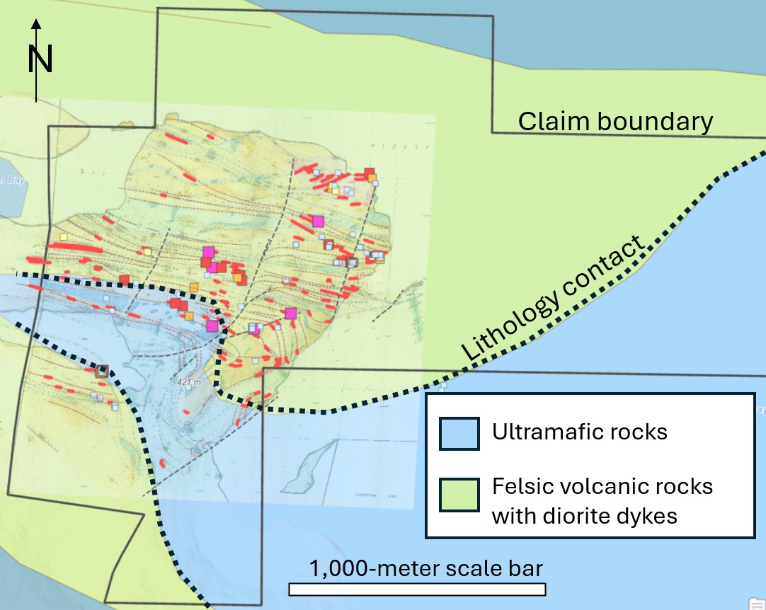 Lithology Contact Map